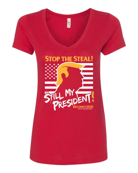 Still My President Ladies V-Neck